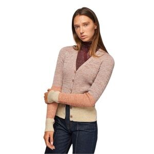Ulla Johnson - Posey Colorblock Button Down Cardigan Sweater Sz S
